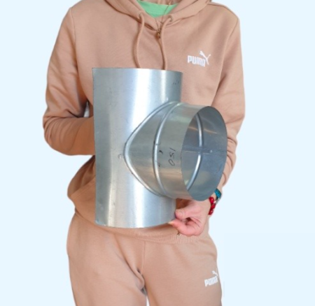 150х150 Ц Врезка оцинкованная